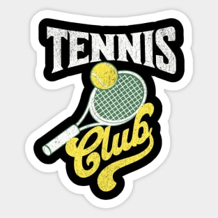 Tennis club Sticker